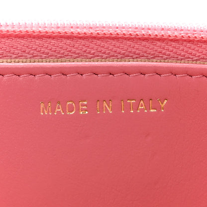 Chanel Caviar Quilted Textured CC Wallet On Chain WOC Pink 7 of 12