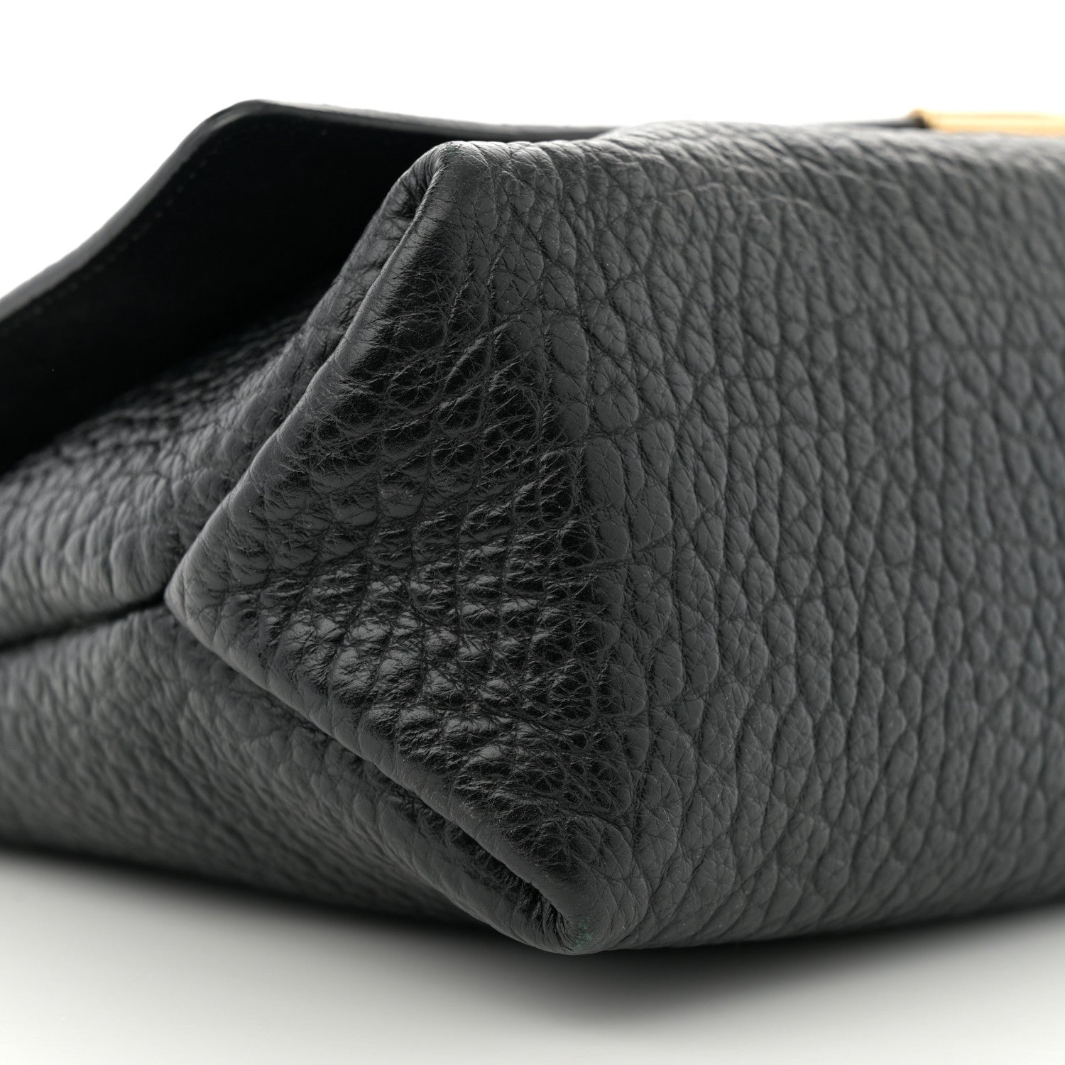 Burberry Signature Grain Large Mildenhall Shoulder Bag Black 10 of 12