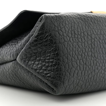 Burberry Signature Grain Large Mildenhall Shoulder Bag Black 10 of 12