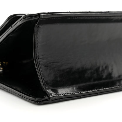 Chanel Patent Quilted Medium Single Flap Black 9 of 14