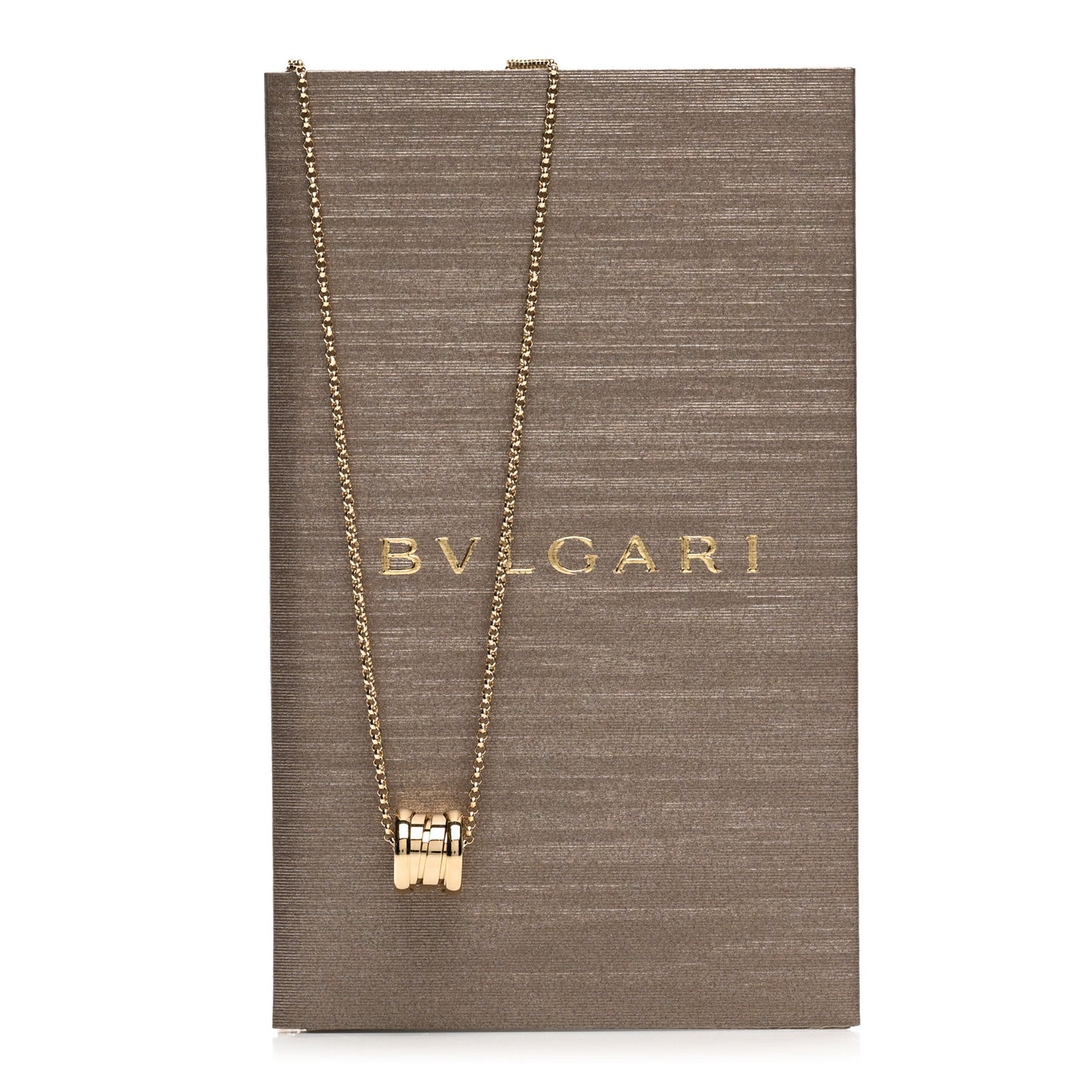 18K Yellow Gold Mini B.Zero1 Pendant Necklace