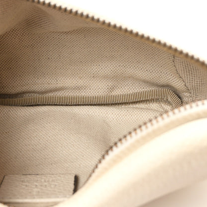 Gucci Grained Calfskin Small Logo Belt Bag White 4 of 10