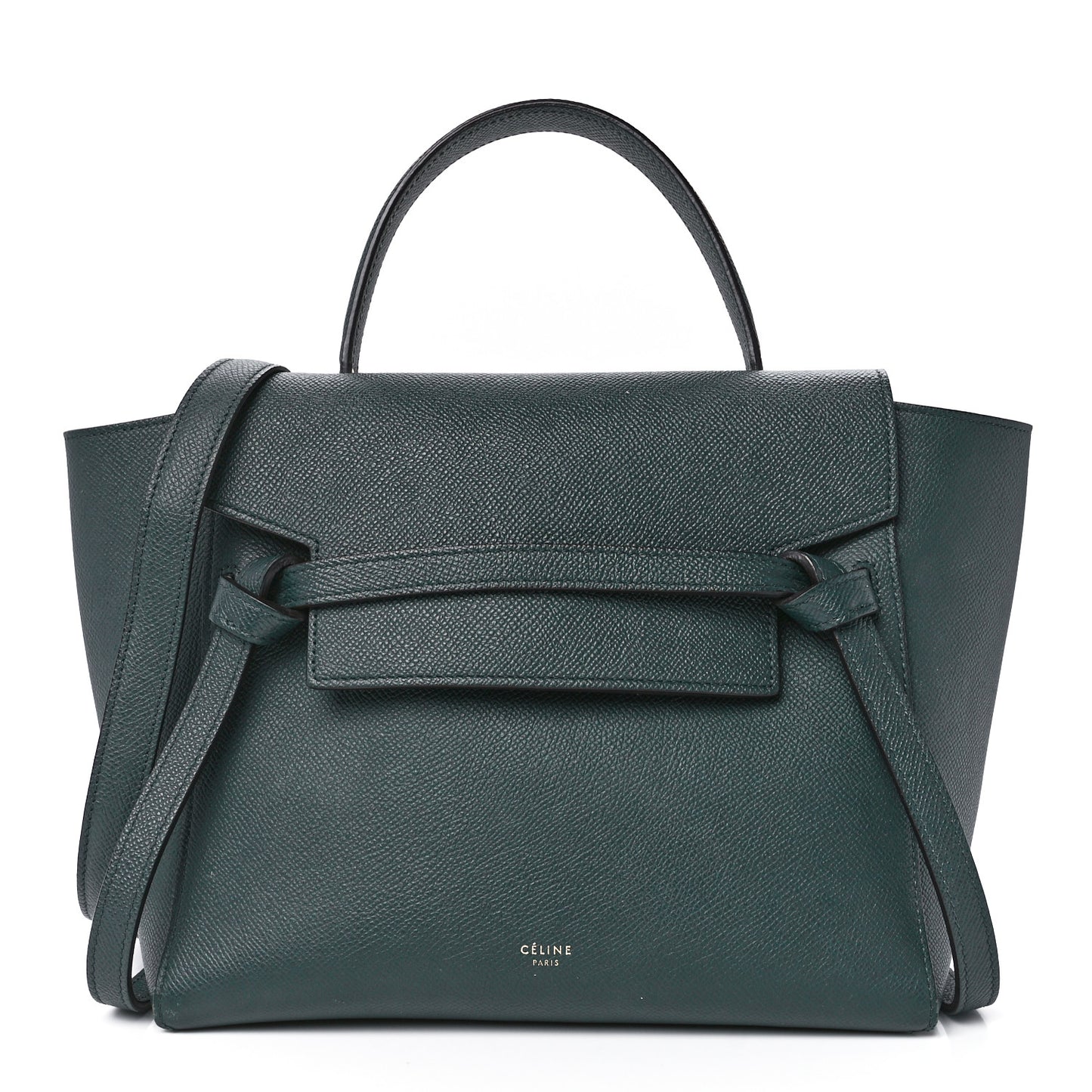 Grained Calfskin Micro Belt Bag Amazone