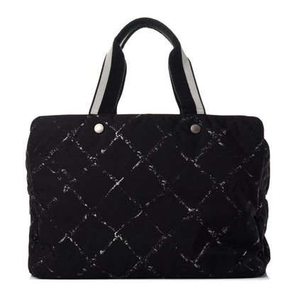 Chanel Nylon Travel Duffel Bag Black 1 of 11