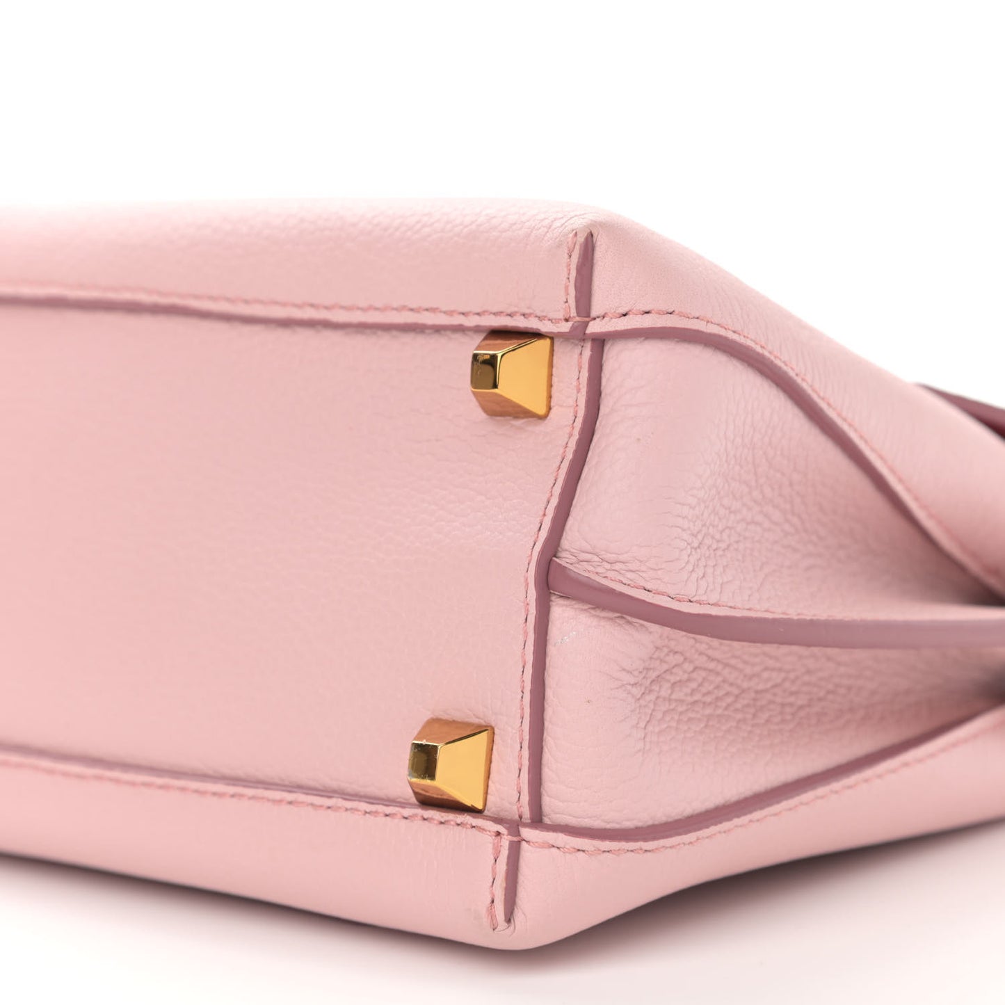 Grained Calfskin Small Milla Crossbody Pale Mauve