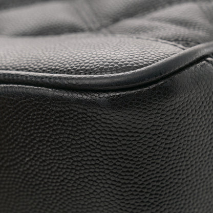 Saint Laurent Grain de Poudre Quilted 80's Vanity Bag Black 12 of 12