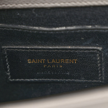 Saint Laurent Grain De Poudre Small Monogram Kate Satchel Eather 6 of 10