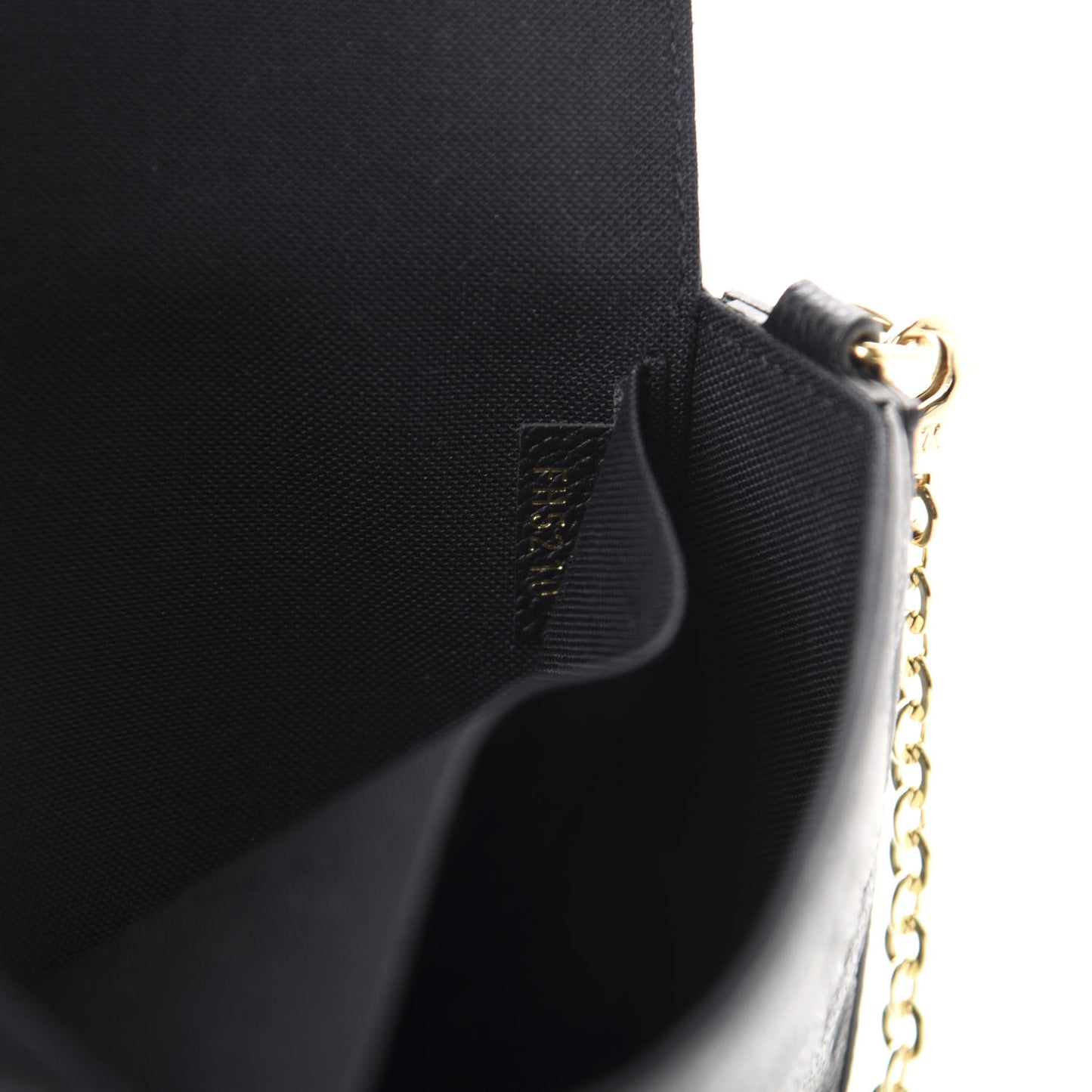 Empreinte Pochette Felicie Chain Wallet Black