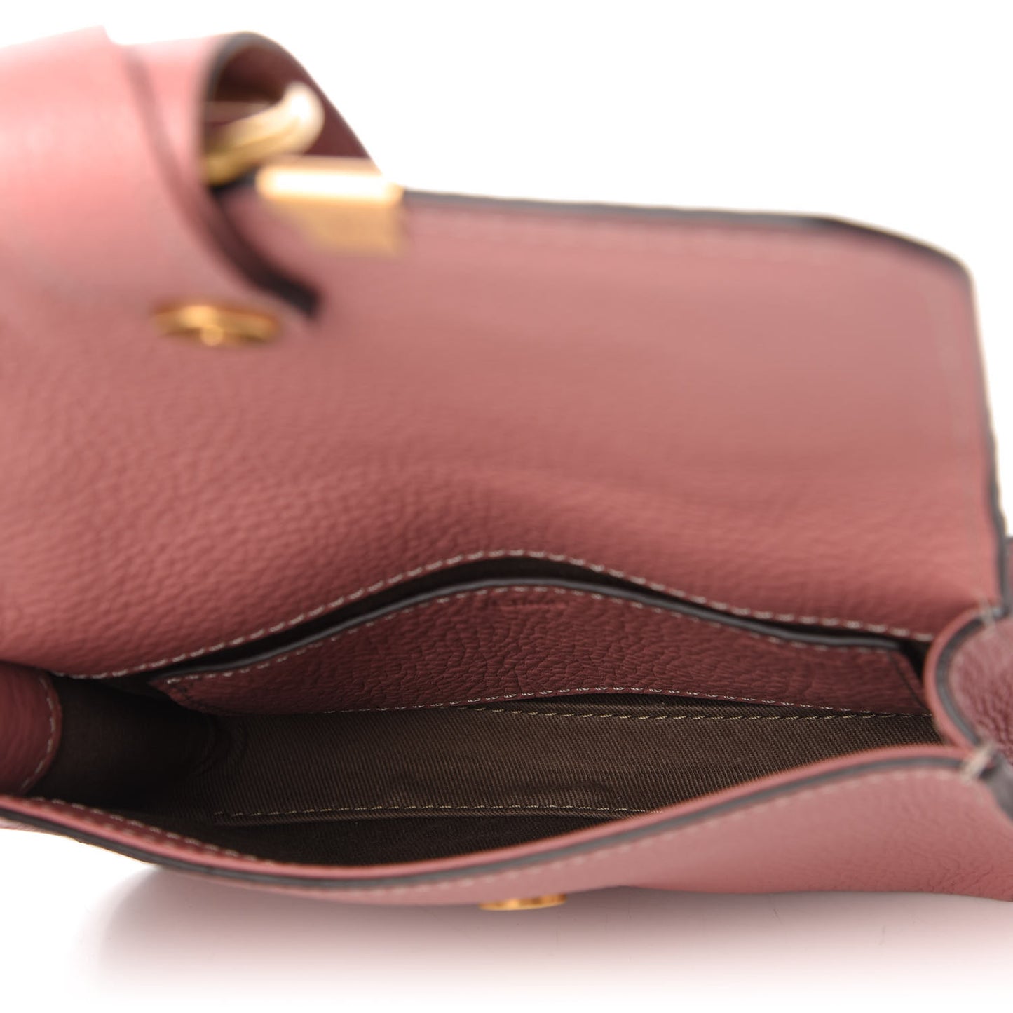 Calfskin Marcie Convertible Belt Bag Rusty Pink