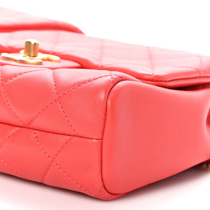 Chanel Lambskin Quilted Side-Packs Red 14 of 14