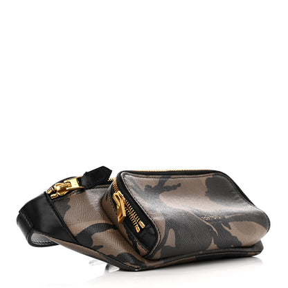 Tom Ford Grained Calfskin Camo Print Belt Bag Green 4 of 10