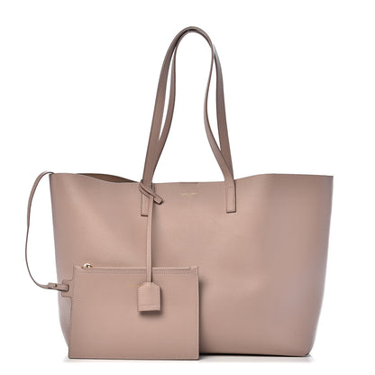 Saint Laurent Calfskin Large Shopping Tote Nude Powder 1 of 13