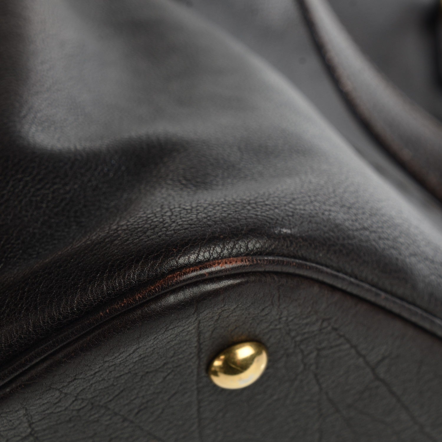 Saint Laurent Calfskin Large Muse Chocolate 2 of 12