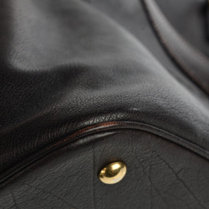 Saint Laurent Calfskin Large Muse Chocolate 2 of 12