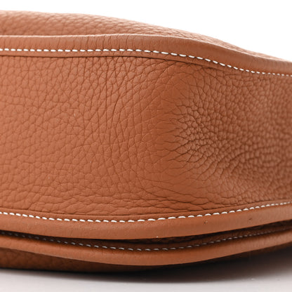 Hermes Taurillon Clemence Evelyne III PM Gold 10 of 10