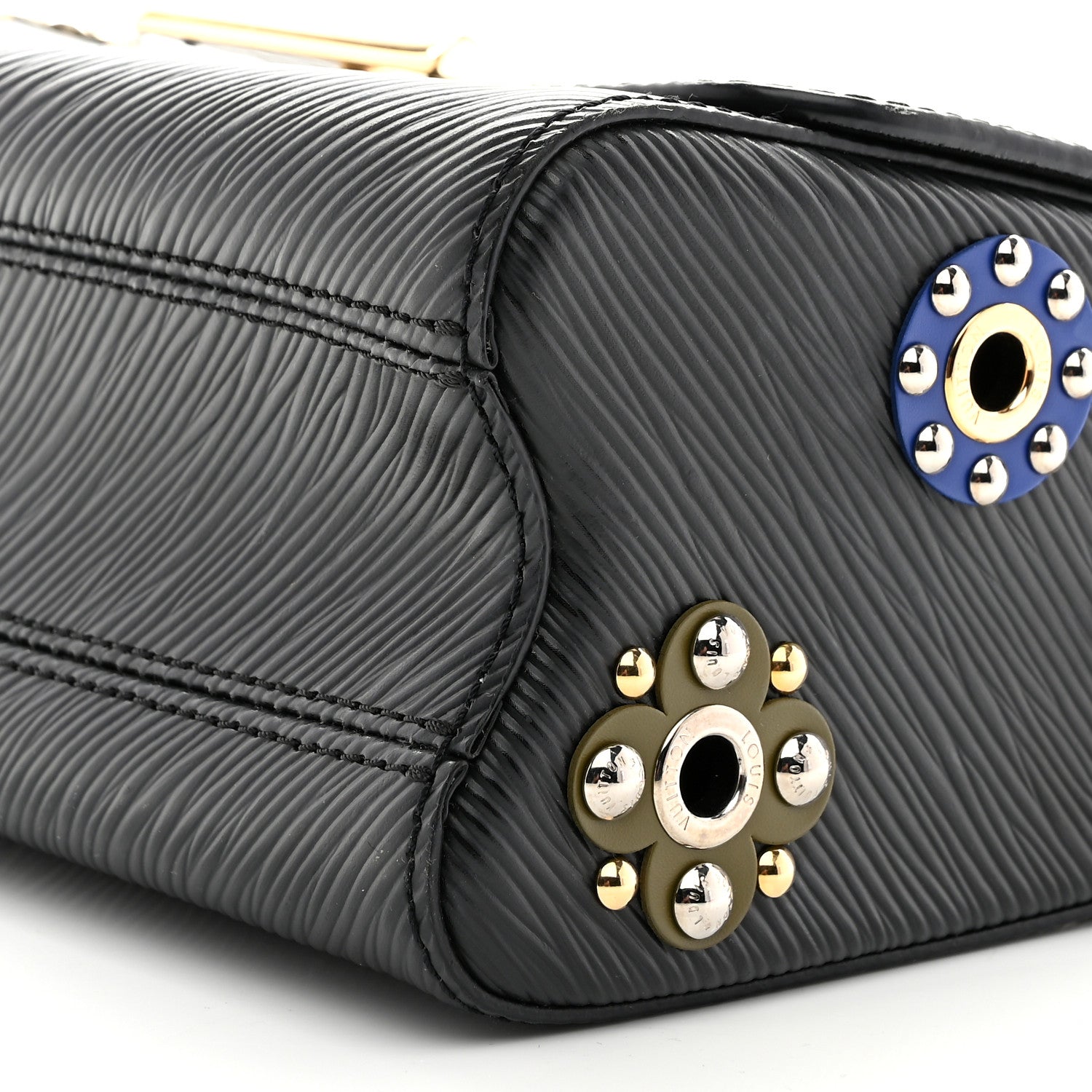 Louis Vuitton Epi Mechanical Flowers Twist Shoulder Bag MM Black 11 of 11