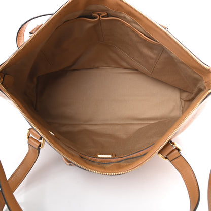 MCM Visetos Medium Essentials Shopper Tote Cognac 5 of 12