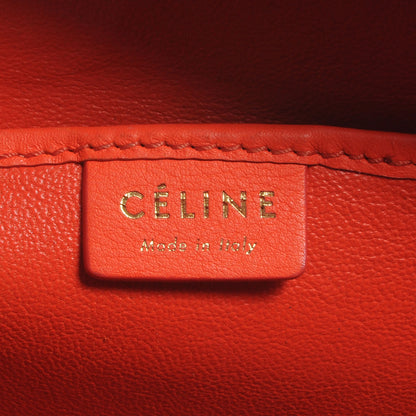 Celine Smooth Calfskin Nano Luggage Orange 7 of 8