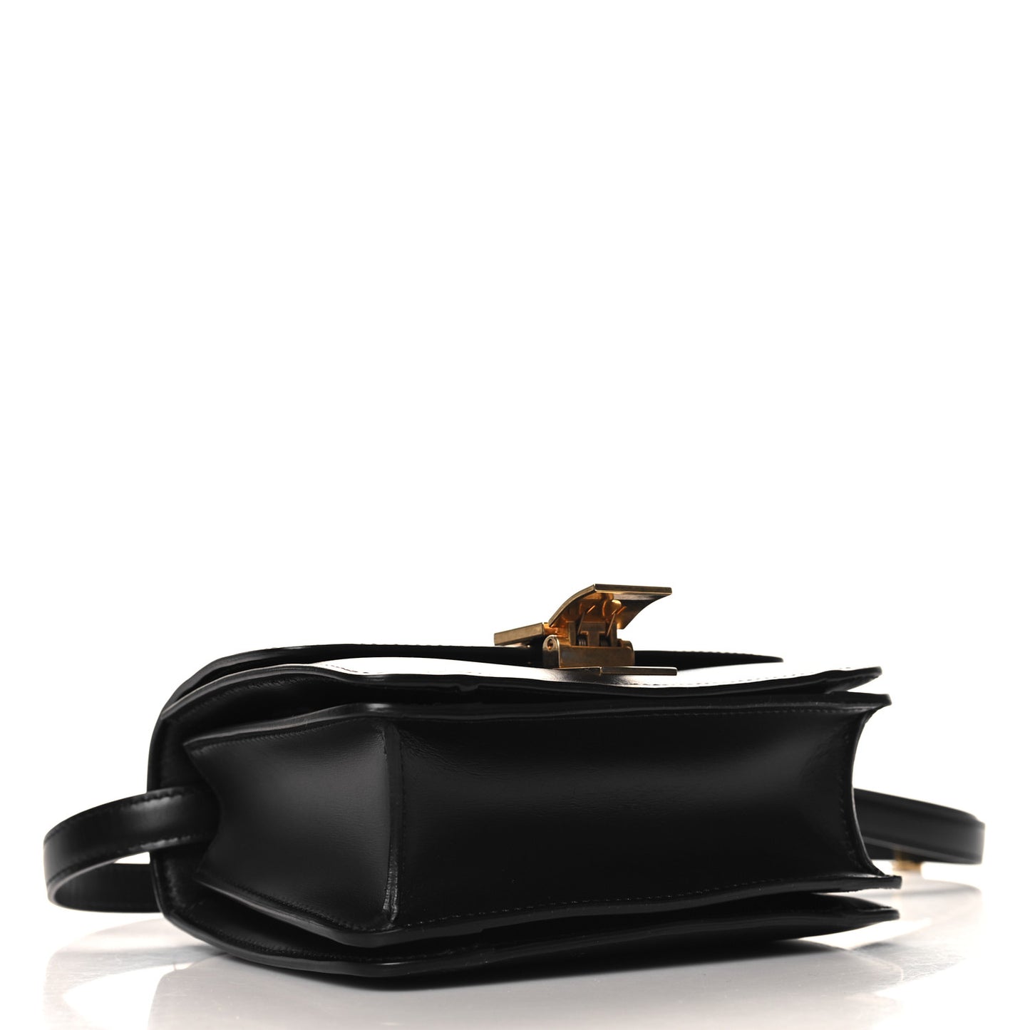 Box Calfskin Small Classic Box Flap Bag Black