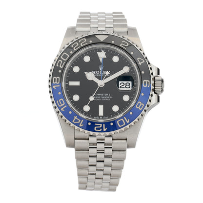 Rolex Stainless Steel 40mm Oyster Perpetual Date GMT Master Ⅱ Batgirl Watch 126710BLNR 1 of 5