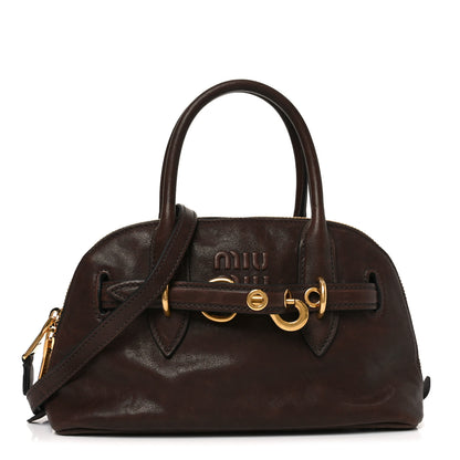 Miu Miu Nappa Aviator Small Aventure Bag Radica 1 of 9