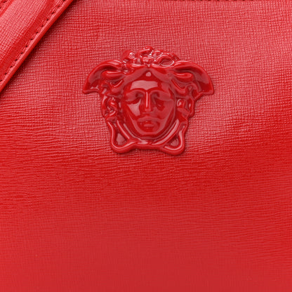 Versace Saffiano Calfskin Palazzo Chain Crossbody Red 8 of 11