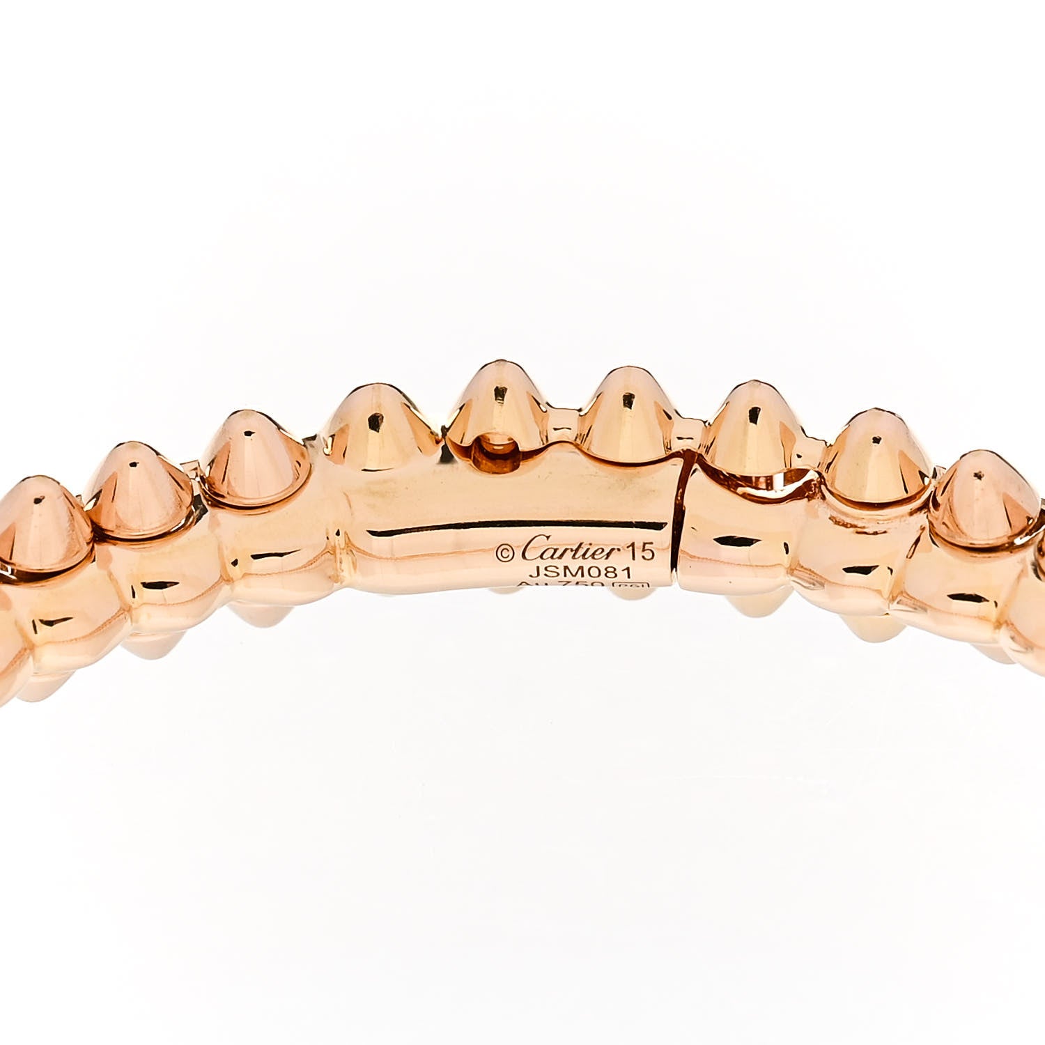 Cartier 18K Pink Gold Small Clash De Cartier Bracelet 15 3 of 4