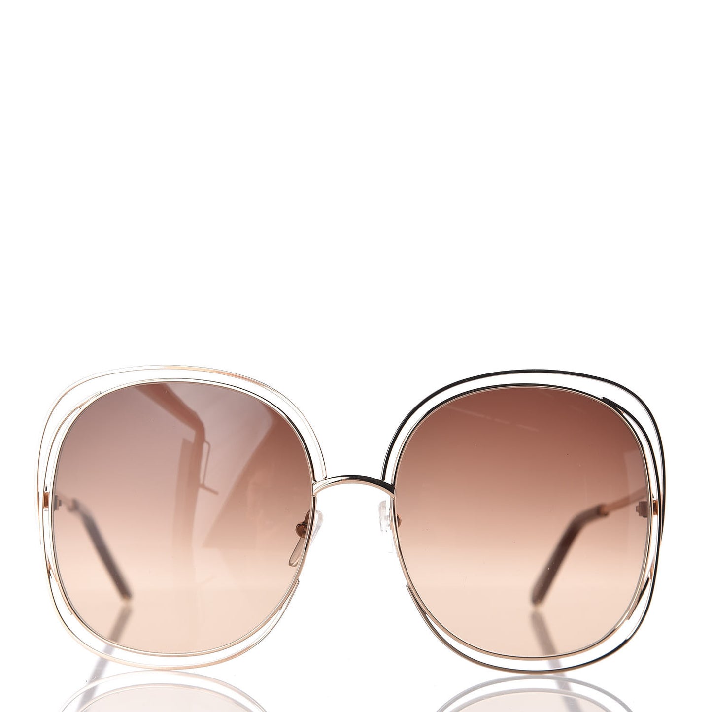 Oversized Round Sunglasses CE126S Gold