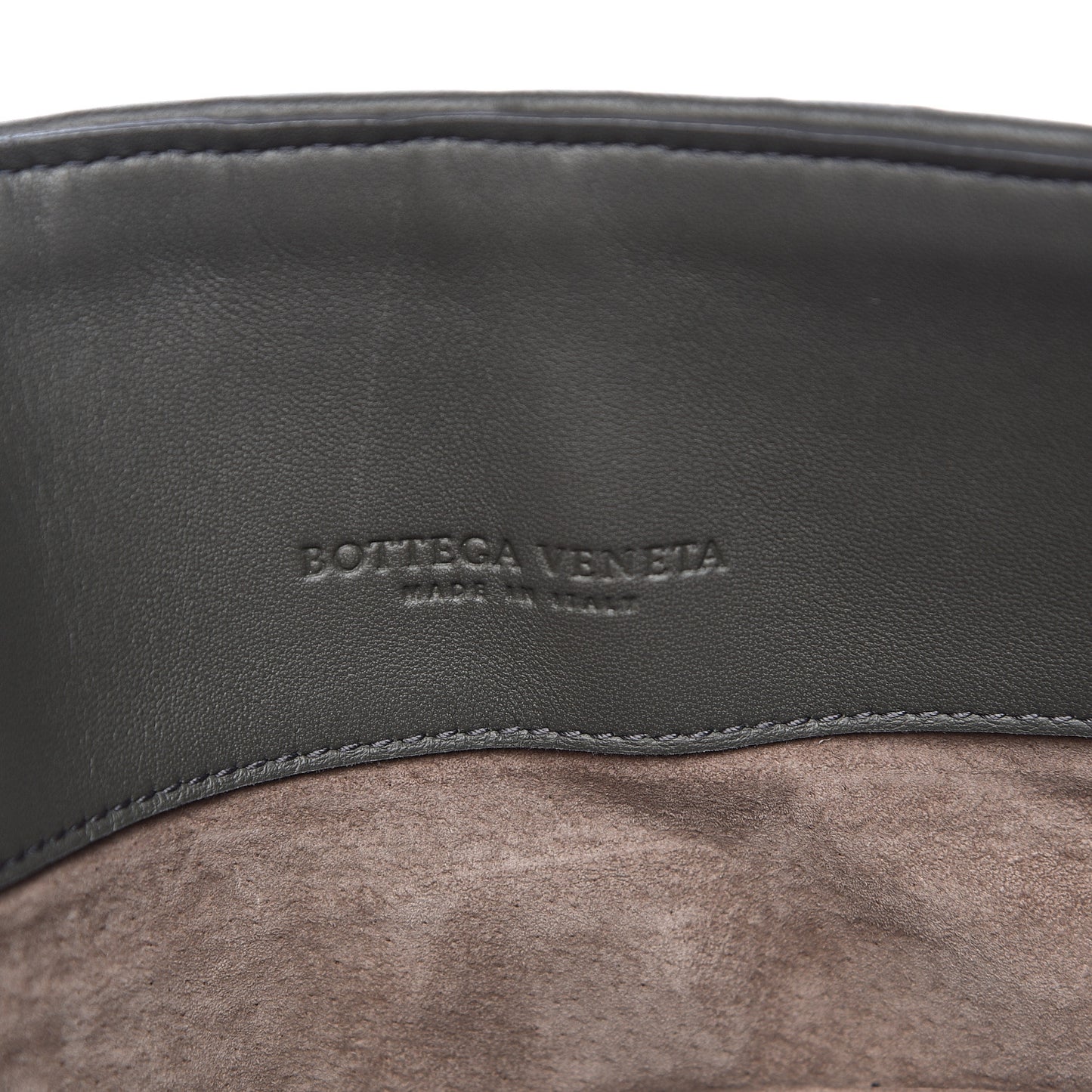 Nappa Intrecciato Large Olimpia Bag Light Grey