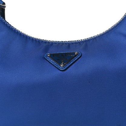Prada Nylon Re-Edition 2005 Shoulder Bag Indaco 10 of 17