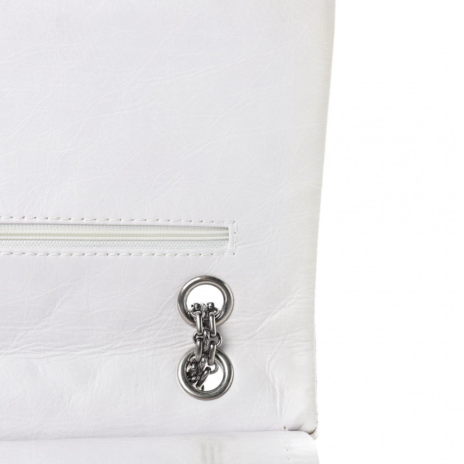 Chanel Aged Calfskin 50th Anniversary 2.55 Reissue 227 White 18 of 19