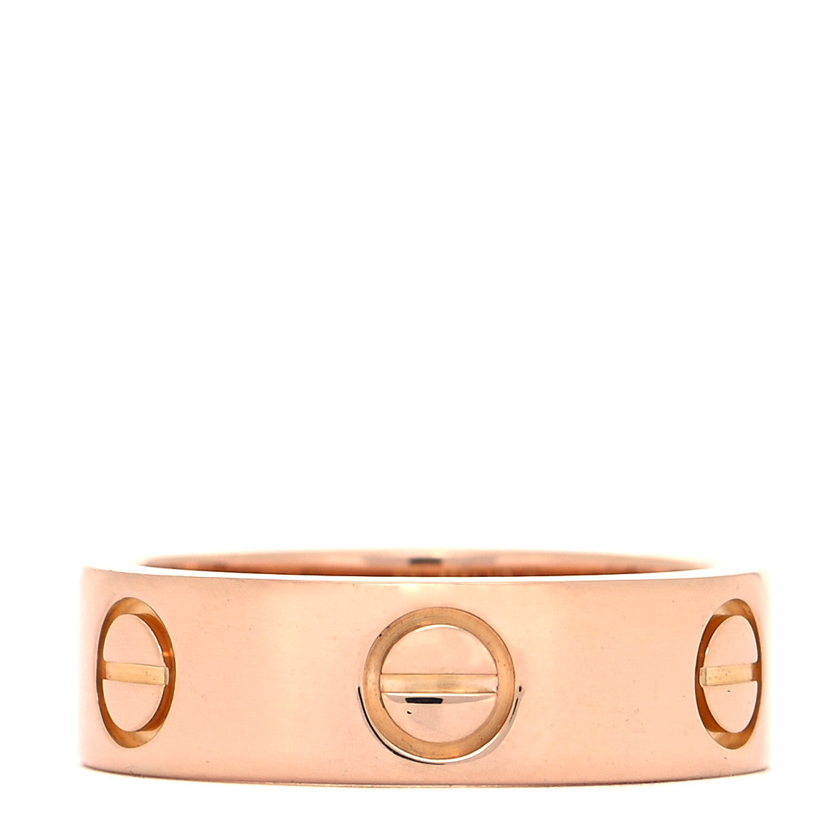 18K Pink Gold 5.5mm LOVE Ring 49 4.75