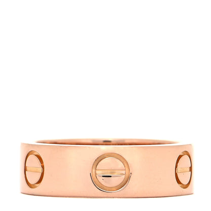 Cartier 18K Pink Gold 5.5mm LOVE Ring 49 4.75 3 of 4