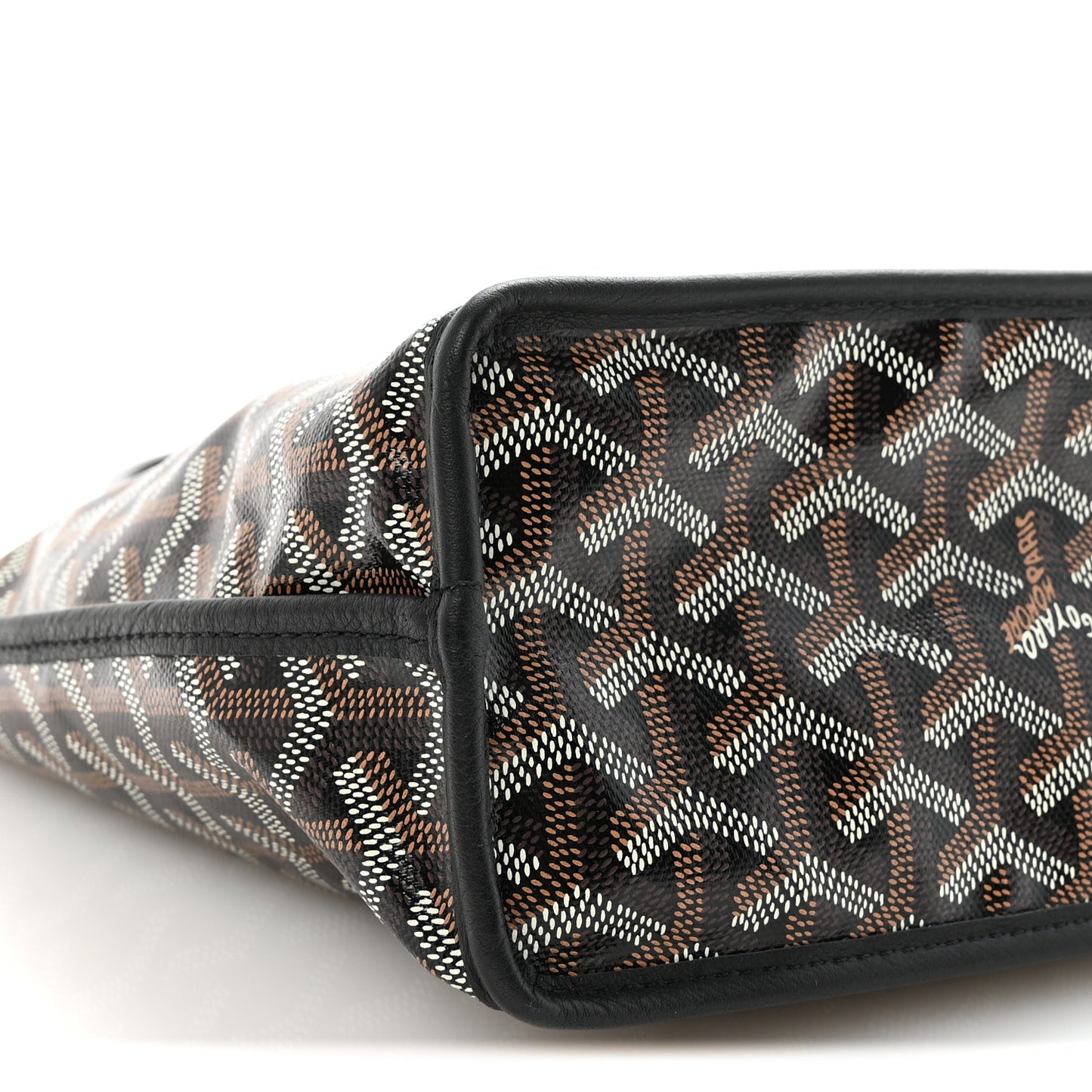 Goyardine Reversible Mini Anjou Black