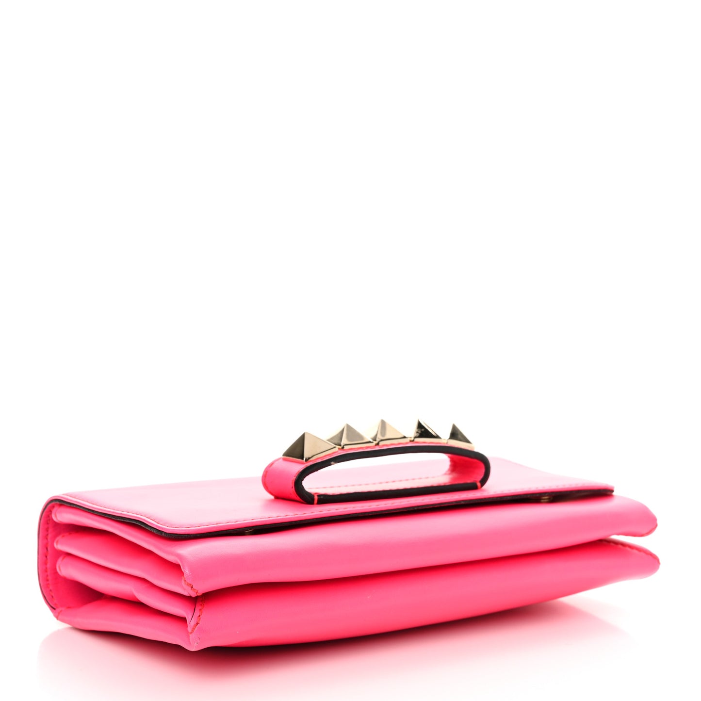 Calfskin Va Va Voom Shoulder Bag Pop Fuxia
