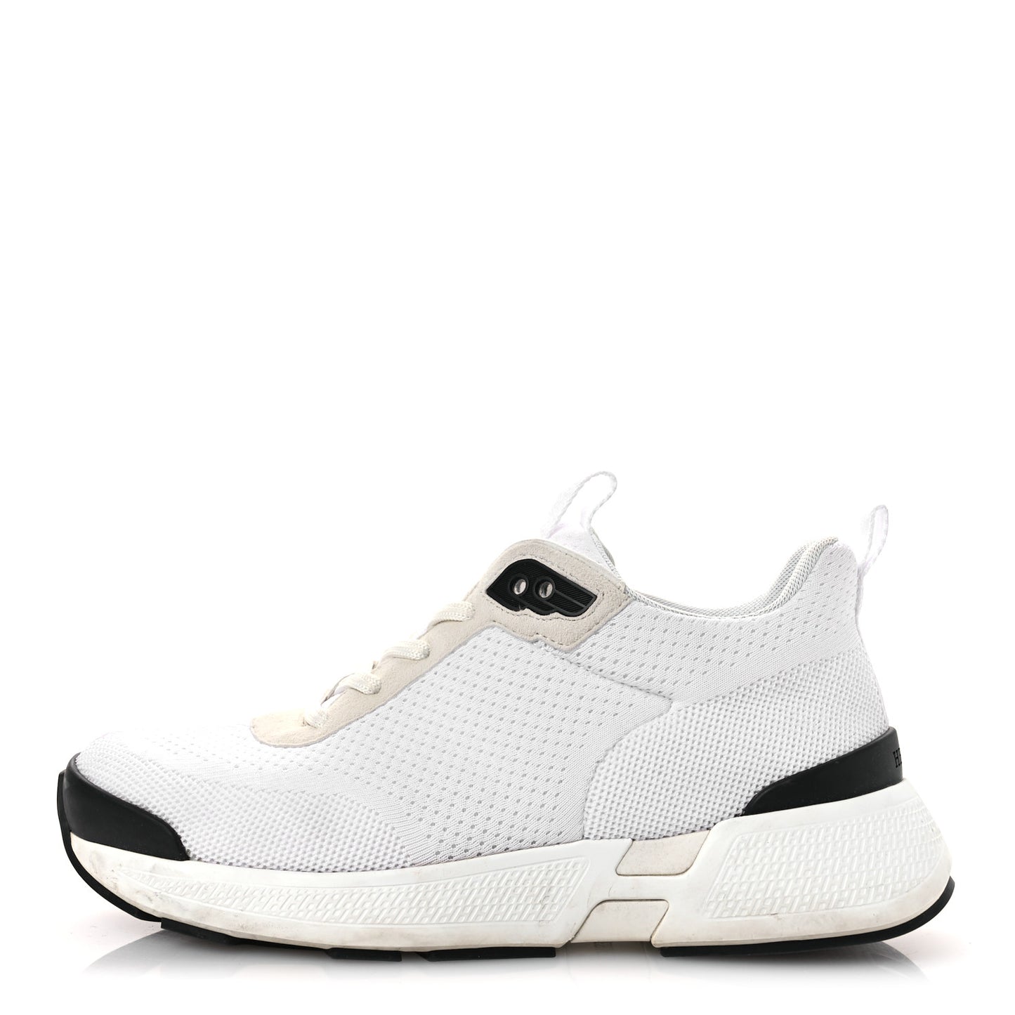 Technical Knit Suede Heros Sneakers 37.5 White