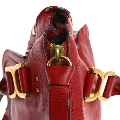 Chloe Calfskin Medium Marcie Satchel Ruby 12 of 14