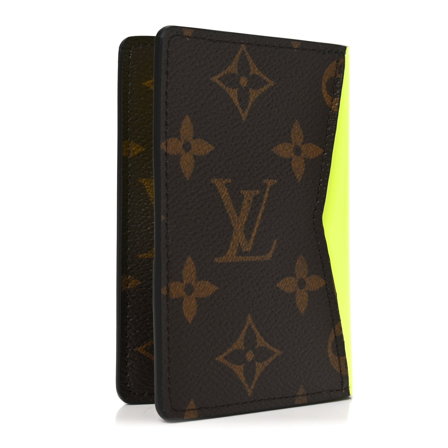 Monogram Macassar Pocket Organizer NM Florescent Yellow