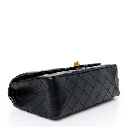 Chanel Aged Calfskin Quilted 2.55 Reissue 225 Flap Black 4 of 11