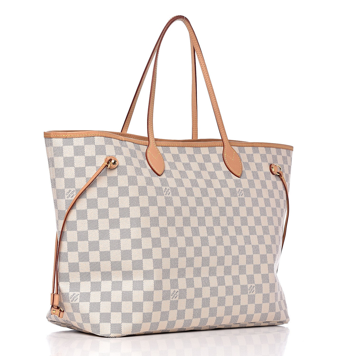 Louis Vuitton Damier Azur Neo Neverfull GM Rose Ballerine 3 of 14
