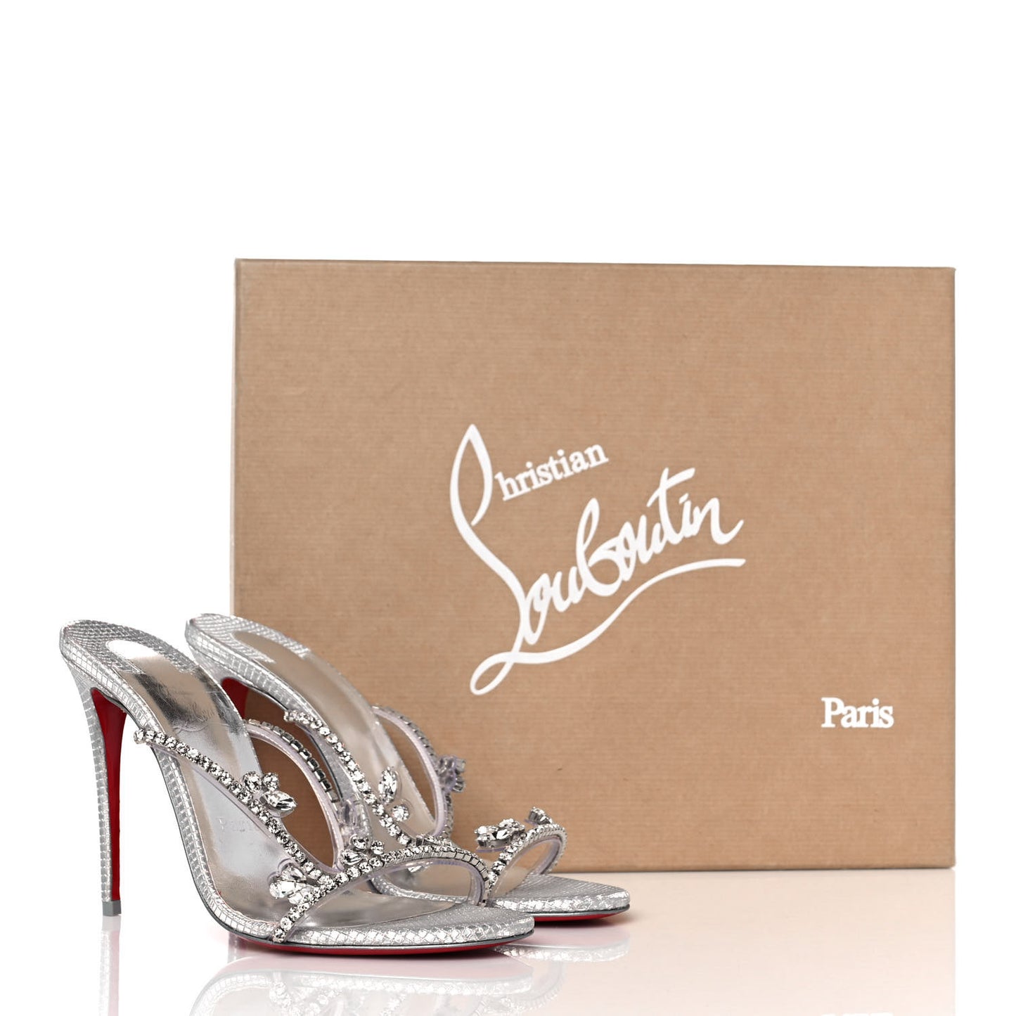 PVC Crystal Just Queen 100 Sandals 37 Crystal