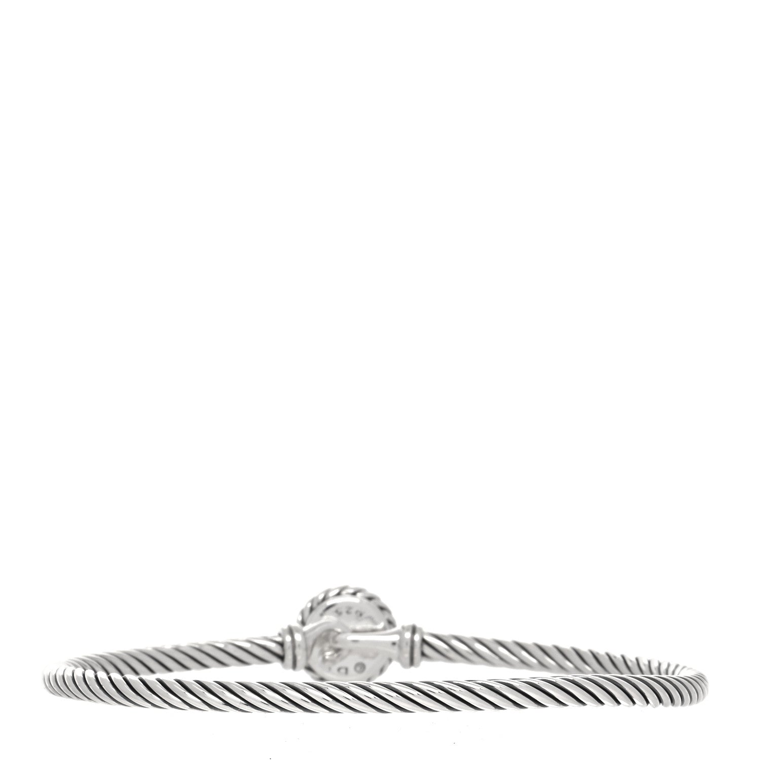 David Yurman Sterling Silver Blue Topaz 3mm Chatelaine Bracelet 2 of 4