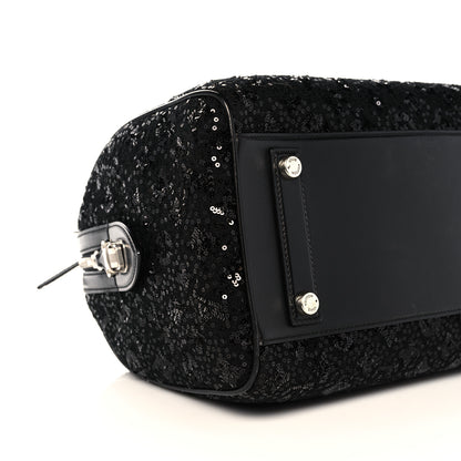 Louis Vuitton Sequin Monogram Sunshine Express Speedy Black 9 of 11