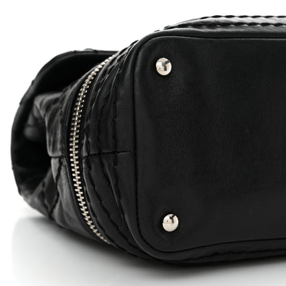 Chanel Calfskin Stitched Large Expandable Flap Bag Black 9 of 14