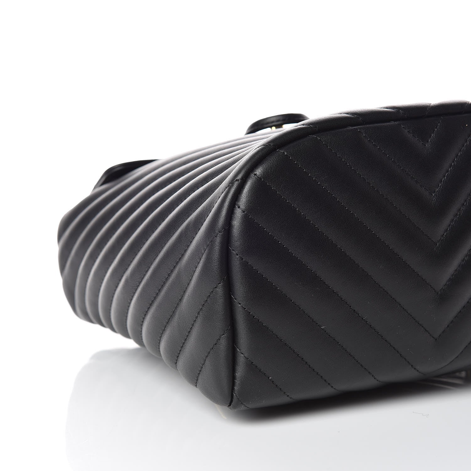 Chanel Calfskin Chevron Quilted Small Urban Spirit Backpack Black 5 of 10