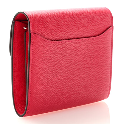 Hermes Epsom Constance Short Wallet Rose Extreme 3 of 6