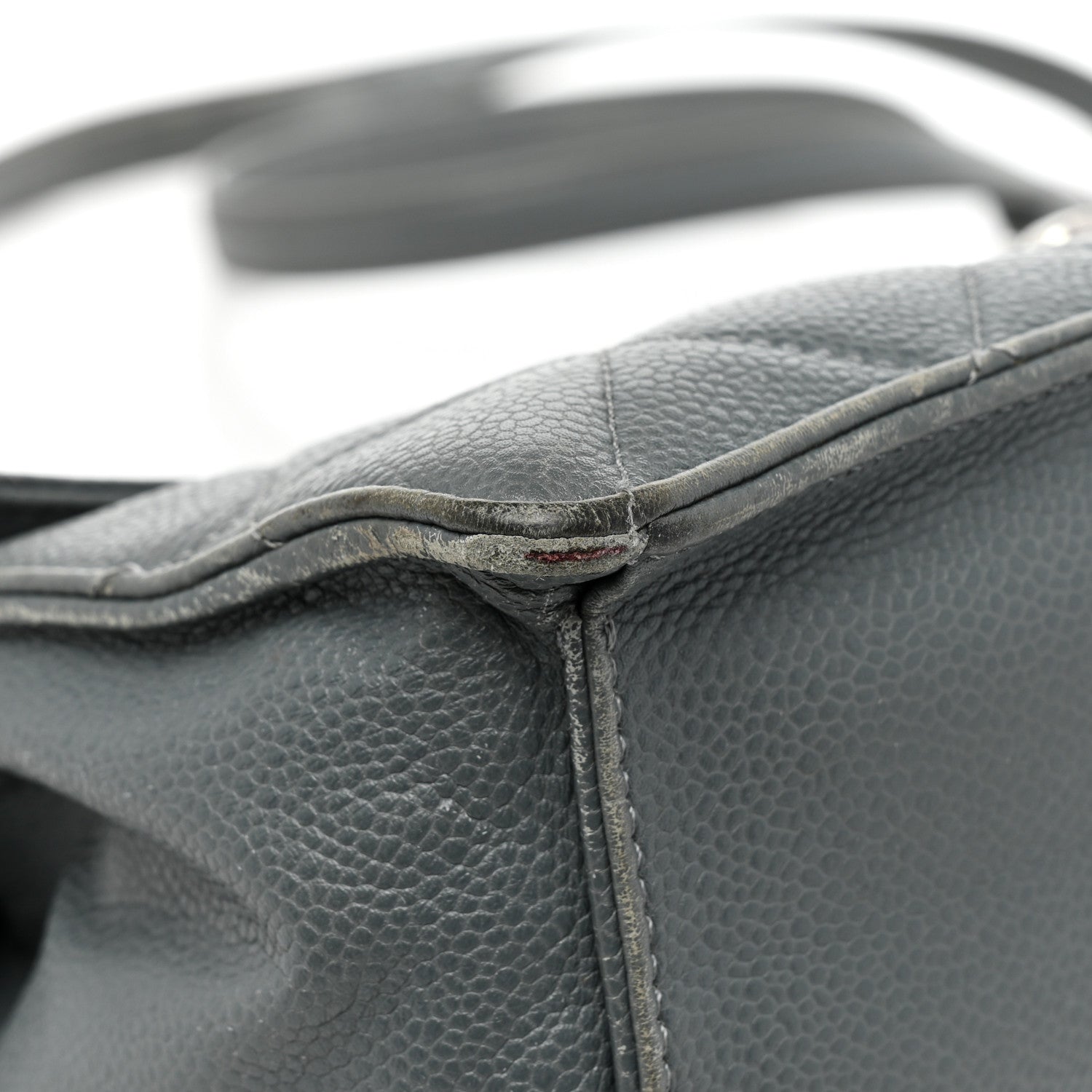 Chanel Caviar Quilted Large Retro Class Flap Grey 15 of 23