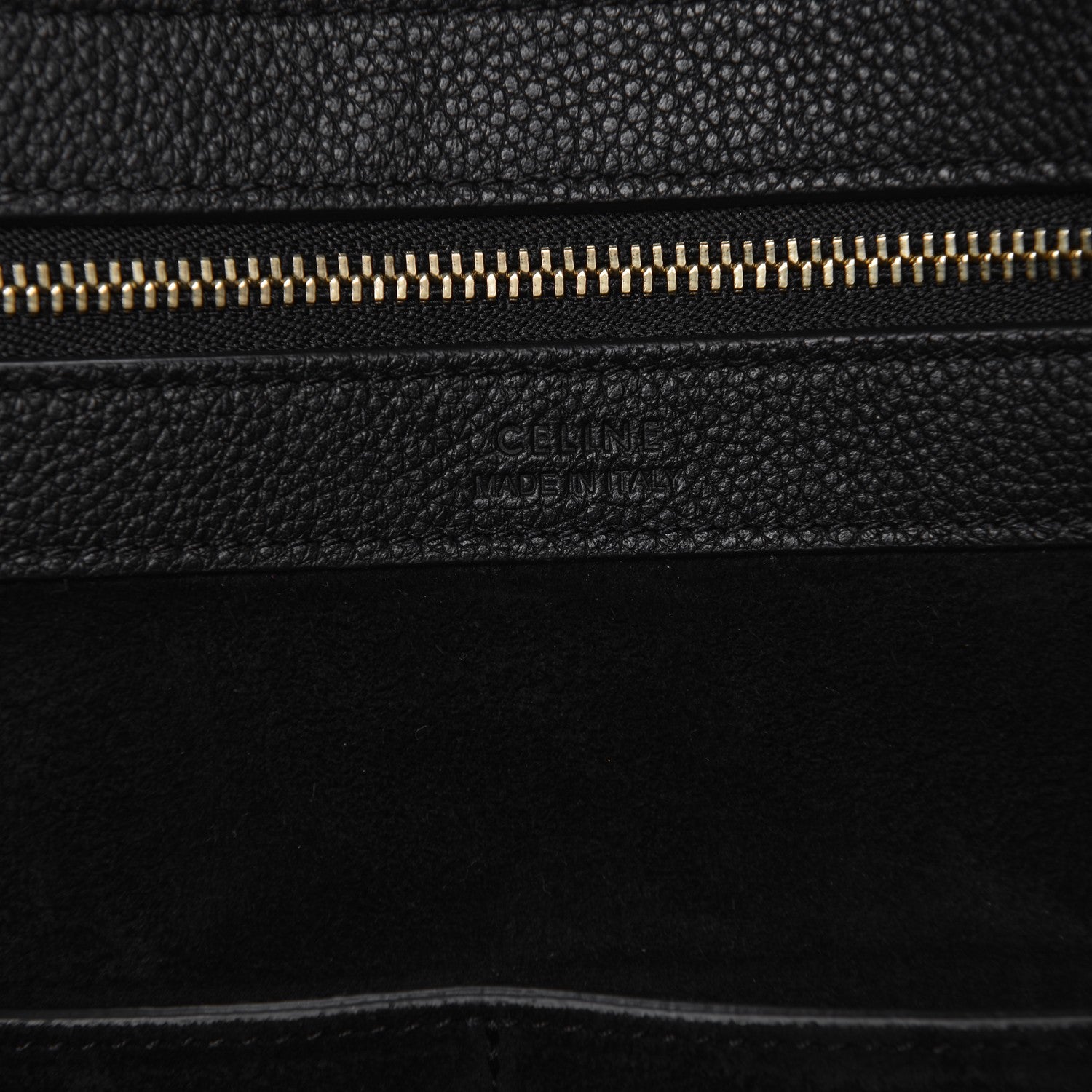 Celine Soft Grained Calfskin Medium Cabas Phantom Black 7 of 8