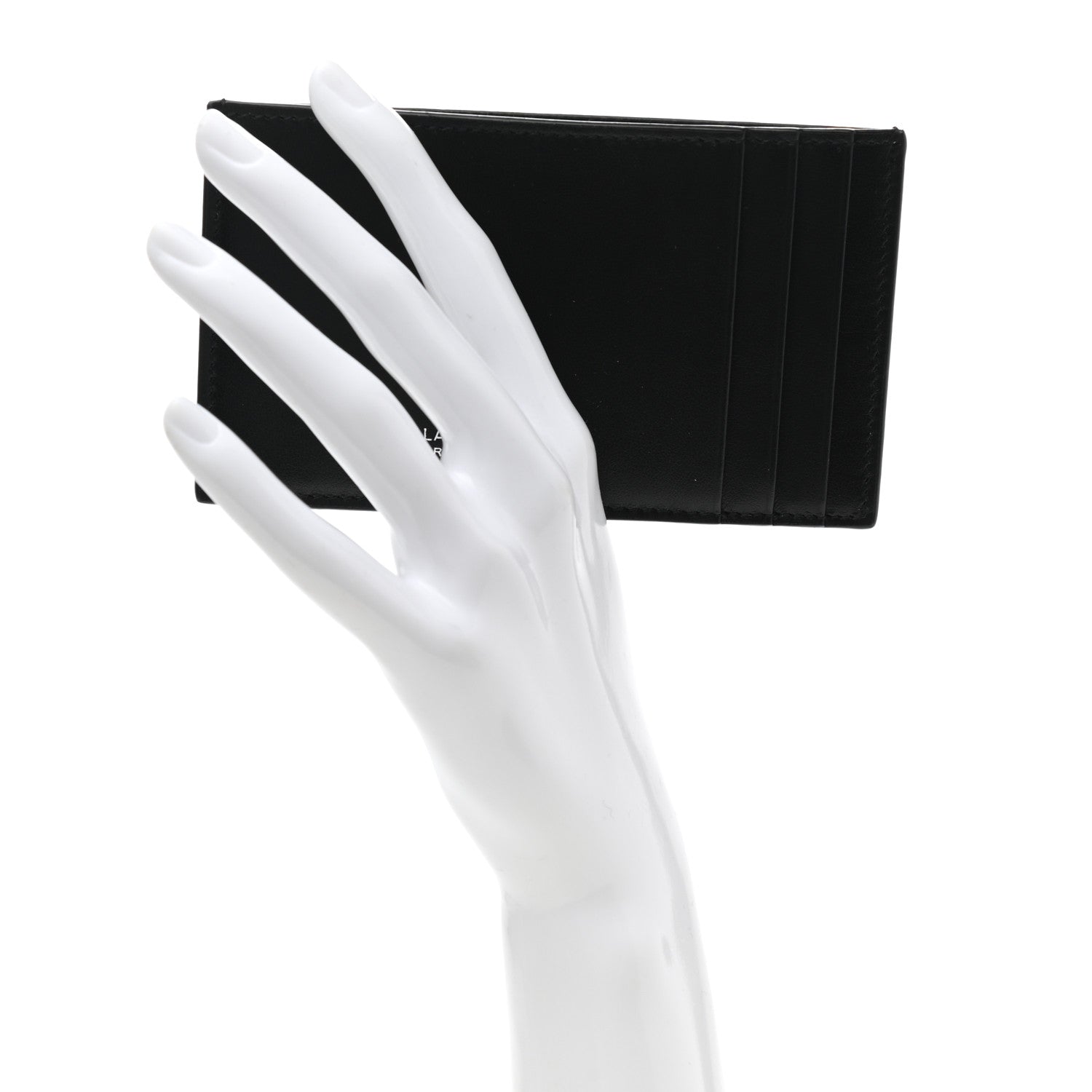 Saint Laurent Smooth Calfskin Card Case Black 2 of 7