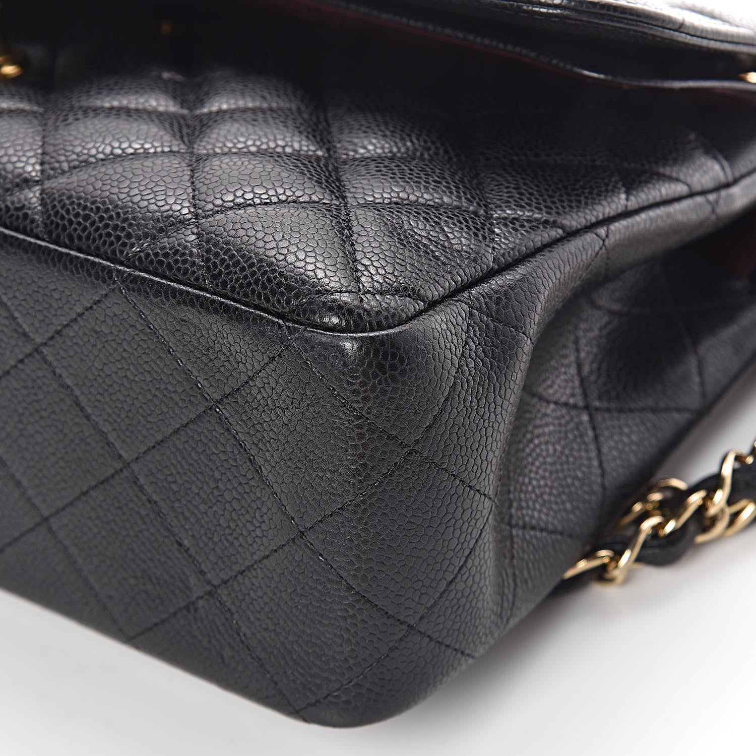 Chanel Caviar Quilted Jumbo Double Flap Black 14 of 18